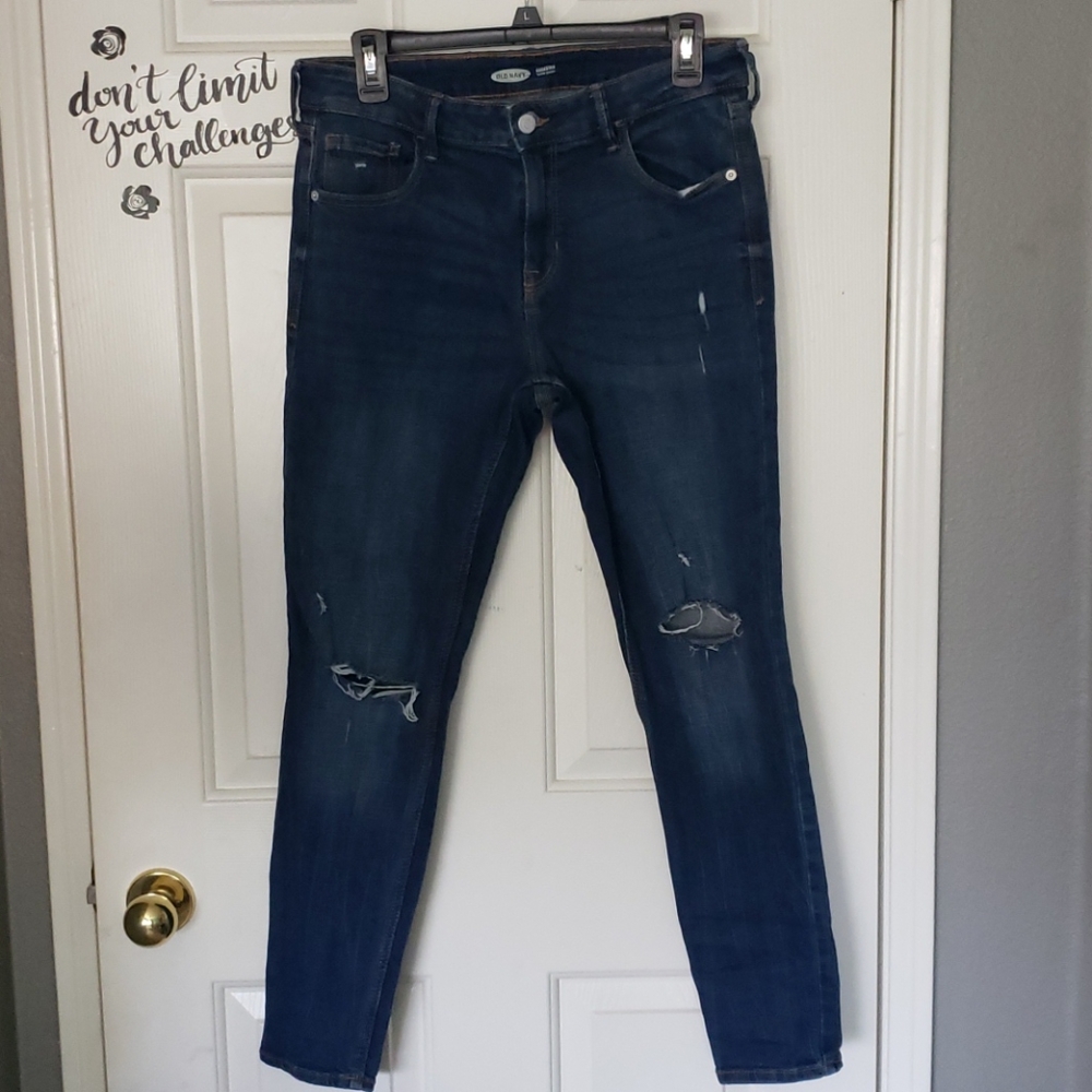 Old Navy Rockstar Ripped Jeans